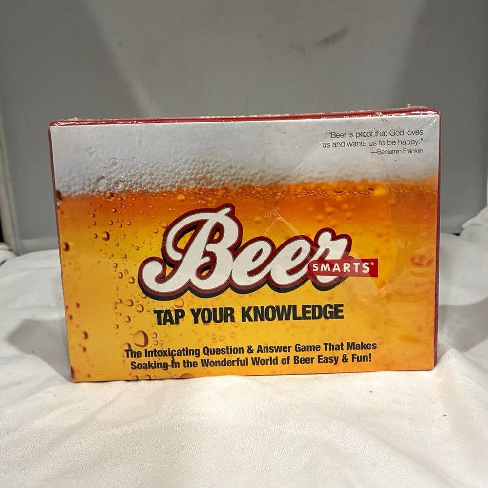 SmartsCo BeerSmarts Tap Your Knowledge Beer Trivia Card Game 2-11+ Players